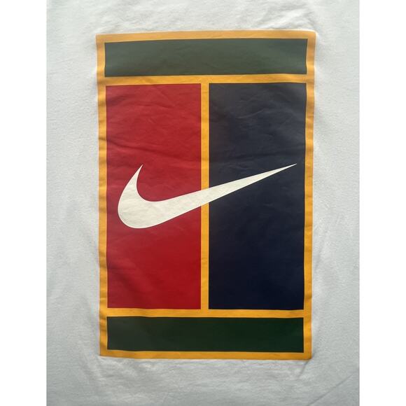 Nike Tennis Short Sleeve T-Shirt White Men’s Large - Picture 3 of 5